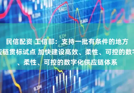 民信配资 工信部：支持一批有条件的地方开展数字化供应链贯标试点 加快建设高效、柔性、可控的数字化供应链体系